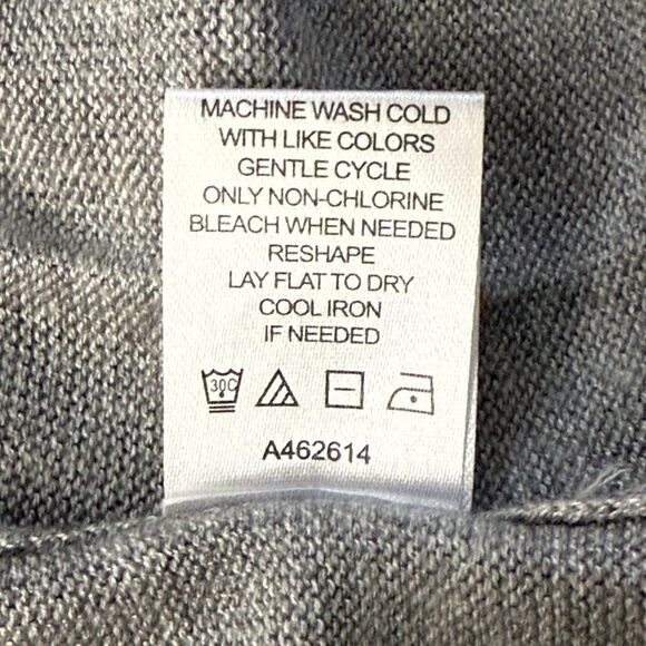 Laurie Felt Heather Gray Oversized Relaxed Pullover Sweater Size M/L - Picture 8 of 11